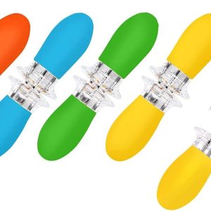 10Pcs 5 Pairs Corn Cob Holders Stainless Steel Corn On The Cob Holders BBQ Fork Skewers For Home Cooking Parties Camping Clearance