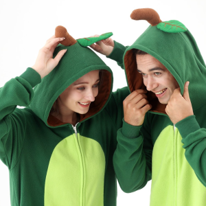 Onesie Animal Fleece Pajamas Halloween Cosplay Costumes Sleepwear Party Wear