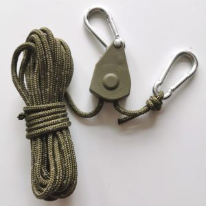 Outdoor Camping Awning Wind Rope Tent Rope Pulley Adjuster