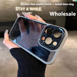 Soft Frame Advanced Primary Color Titanium Lens Phone Case