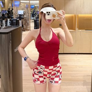 Bright Color Sports Sexy Workout Top