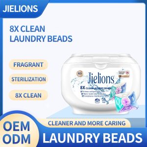 Laundry Beads 11g Multi-Purpose 5-Chamber Stain-Removing Liquid Laundry Capsules For Instant Dissolution, Household Use