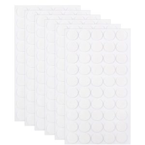 280 Pieces Double Sided Tape Stickers Clear Reusable Multipurpose Tape For Decoration  4 Sheets