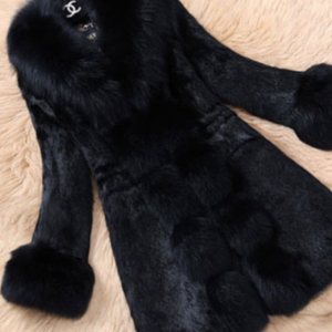 New Women's Long-Sleeved Fleece Coat