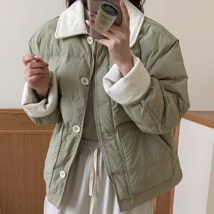 Women's Winter Short Loose Cotton Coat