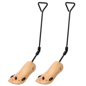 One Pair Boot Stretcher Adjustable Width Shoe Shaper Wooden Boot Widener Expander For Men