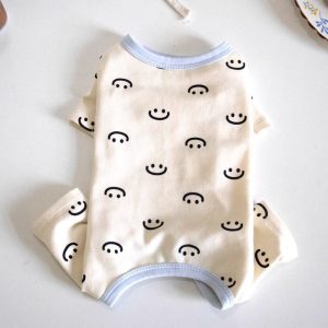 Belly Contracting Four-legged Pet Clothing Teddy Bichon Pajamas