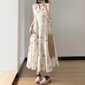 Summer Girls' Loose Slimming Vacation Dress