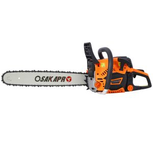 62CC Gas Powered Chainsaw, 20 Inch 2-Cycle Petrol Handheld Chain Saw, Gasoline Gas Chainsaws For Tree Wood Cutting,EPA Compliant