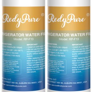 2 Pack Redypure Refrigerator Water Filter Replacement For LG LT700P, ADQ36006101,  ADQ36006102, LG 469690, LFX31935ST, RWF1200A, Kenmore 469690, 79572032110, RFC0700A