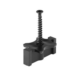 250PCS Hidden Deck Fasteners For Composite Decking Universal T Clips Black