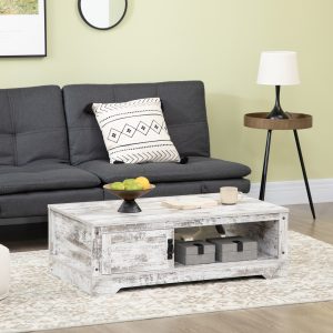 Rustic Coffee Table with Storage