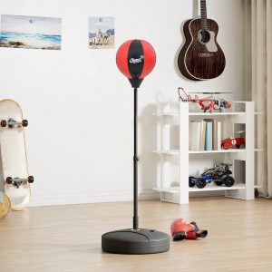 Punching Ball with Stand, Gloves & Pump 81-122 cm