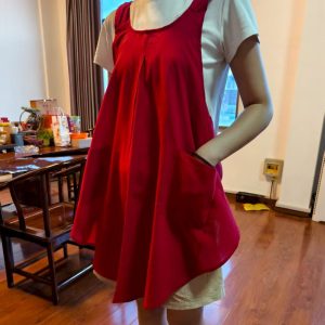 Retro Minimalist Linen Apron For Women