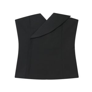 Temperament Women's Clothing Wholesale Slim-fit Strapless Top