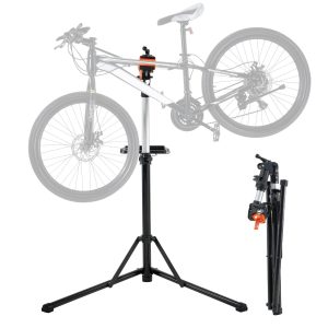 Bike Repair Stand, 30 Kg Heavy-duty Aluminum Bicycle Repair Stand, Adjustable Height Bike Maintenance Workstand With Magnetic Tool Tray Telescopic Arm, Foldable Bike Work Stand For Home, Shops