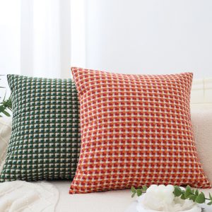 Office Cushion Cover Ins Minimalist Backrest Lumbar Support Pillowcase