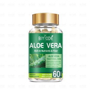 GMP COA Certified Factory Aloe Vera Leaf & Latex Capsules OEM Wholesale Supply