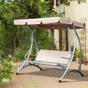3-Seat Outdoor Porch Swing Chair