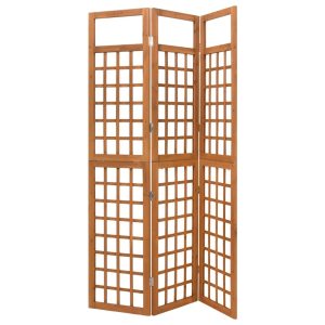 trellis/screen, 3-piece, solid fir wood, 121x180.5 cm