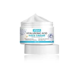 WIYUN Hyaluronic Acid Face Cream, Fade Wrinkles Repair Skin Barrier Moisturizing Moisturizing Skin Anti-Wrinkle Cream