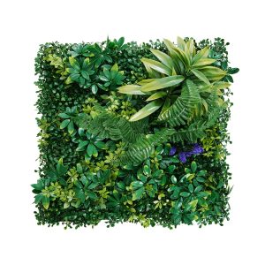 Artificial Grass Wall Panels 12 PCS 20 X 20 Inch 3D Greenery For Decor Privacy