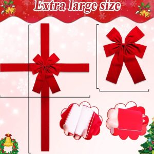 Door Hanging Christmas DIY Bow Ribbon