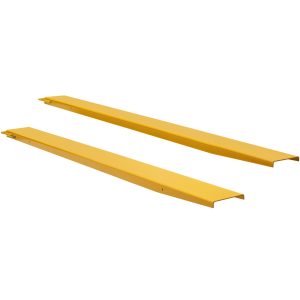 Pallet Fork Extensions, 96' Length 4.5' Width, Heavy Duty Carbon Steel Fork Extensions For Forklifts, 1 Pair Forklift Extensions, Industrial Forklift Fork Attachments For Forklift Truck, Yellow