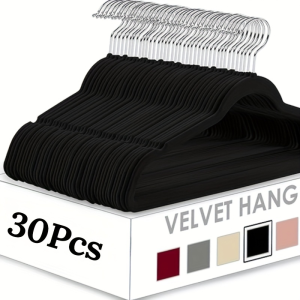 Flocked Hangers30pc