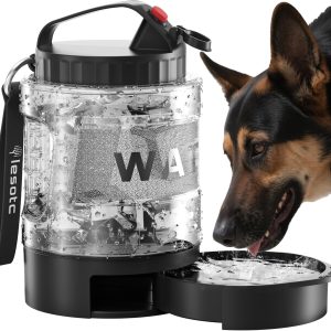 Lassot Portable Pull-out Water Bowl For Dogs, Large Capacity, Perfect For Camping, Hiking, Beach Trips, Road Trips, And Park Walks.
