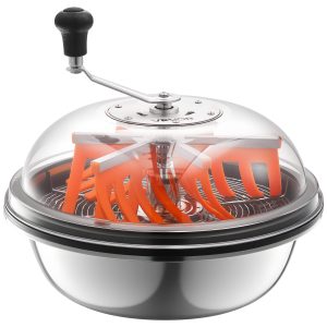 Bud Leaf Bowl Trimmer, 16 In Manual Bud Trimmer, With Sharp Stainless Steel Blades, Visual Cutting, Wet & Dry Hydroponic Cutting Machine, Twisted Spin Cut For Plants Leaves Buds Flowers