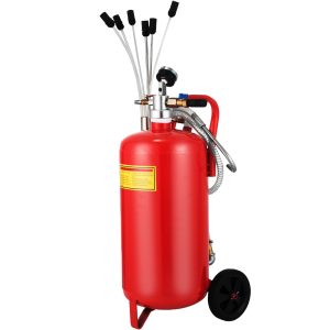 5 Gallon,22.7L Oil Extractor, Portable Air Pneumatic Waste Oil Garage Extractor Drain Draine Tank
