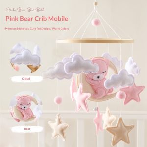 Children's Room Decoration Crib Teddy Bear Bell Bed Hanging Ornament