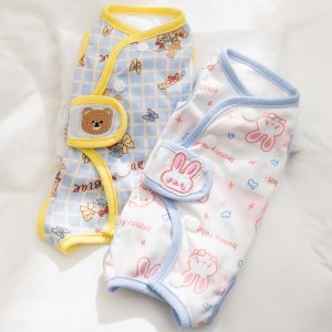 Cat Weaning Clothes Cute Sterilization Suit Protect Belly Clothing For Dogs Cats Anti-lick Recovery Clothing Pet Care Clothes