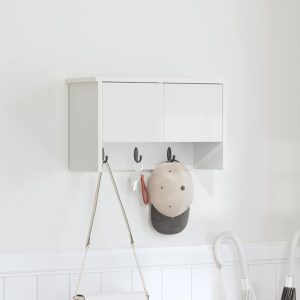 Wall-Mounted Clothes Rack with Shelf 50 x