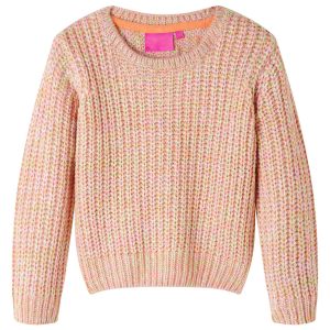 Children's knitted sweater, light pink, size 104; Children's knitted sweater, light pink, size 116