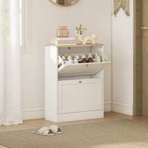 Slim Shoe Storage Cabinet