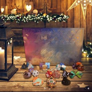 Dungeons & Dragons Dice Christmas 24-Day Countdown Calendar Blind Box