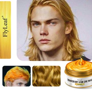 OEM ODM Portable Natural Man Women Fast Temporary Hair Color Wax For Hair Coloring Red Black Green Blue Colour Dye