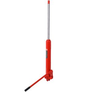 Hydraulic Long Ram Jack With Single Piston Pump And Clevis Base Fit  GarageShop Cranes, Engine Hoists, And More 8 Ton  16,000 Lb Capacity, Red