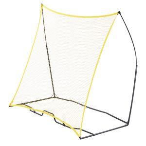 Soccer Rebounder, Portable Soccer Trainer, 7x7FT Iron & Polyester Soccer Practice Equipment, Sports Football Rebounder Wall With Portable Bag, Perfect For Team Solo Training, Passing, Volley