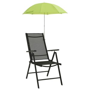 Sunshades for Camping Chairs, 2 pcs., Green, 105 cm