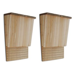 Bat house 22 x 12 x 34 cm, set of 2