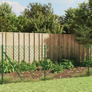 chain link fence with ground flange 0.8x25 m   chain link fence