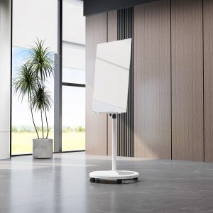 Removable Adjustable Height Tempered Glass Whiteboard, Magnetic Dry Erase Whiteboard, 36' X 24', Home School Supplies Or Home Office Decor Includes 2 Magnets 2 Markers 1 Eraser