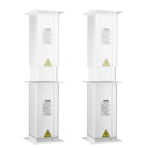 260 Lbs Adjustable Electric Table Lifting Column System 14.2-31.1 In Height Range