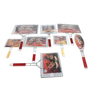 Hamburger Barbecue Grill Tool Galvanized Iron Wire