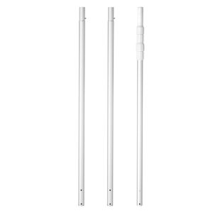 Swimming Pool Pole 3.4 To 15 Ft Telescopic Aluminum Alloy Twist Locking