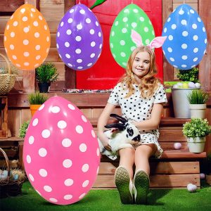 Outdoor Patio Atmosphere Decoration Props Easter Decoration Polka Dot Balls