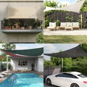 Sun Shade Sail 160 g/m² 2x2.5 m HDPE